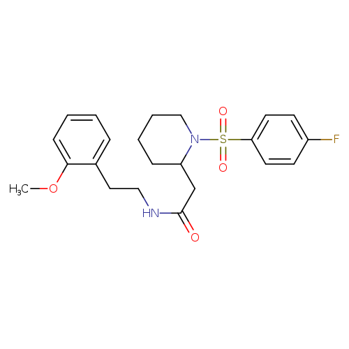 2-[1-(4-fluorobenzenesulfonyl)piperidin-2-yl]-N-[2-(2-methoxyphenyl)ethyl]acetamide
