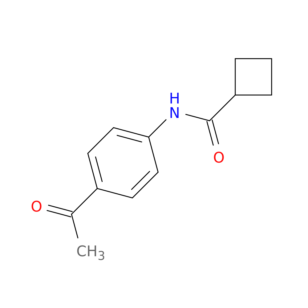 N-(4-Acetylphenyl)cyclobutanecarboxamide