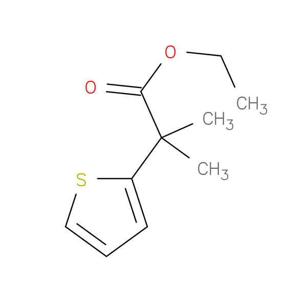 Ethyl 2-methyl-2-(thiophen-2-yl)propanoate