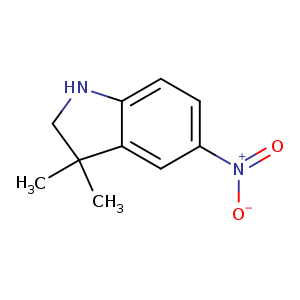 1H-Indole, 2,3-dihydro-3,3-dimethyl-5-nitro-