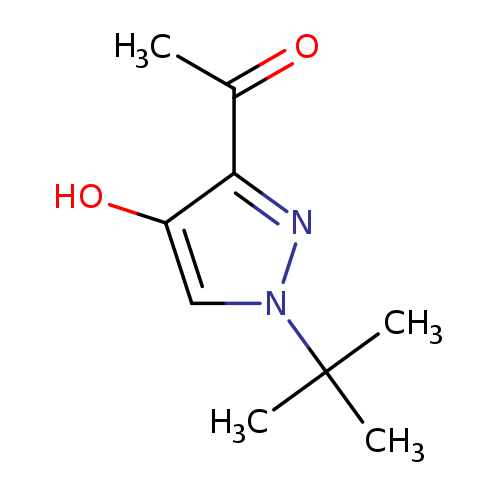 1-(1-tert-butyl-4-hydroxy-1H-pyrazol-3-yl)ethanone