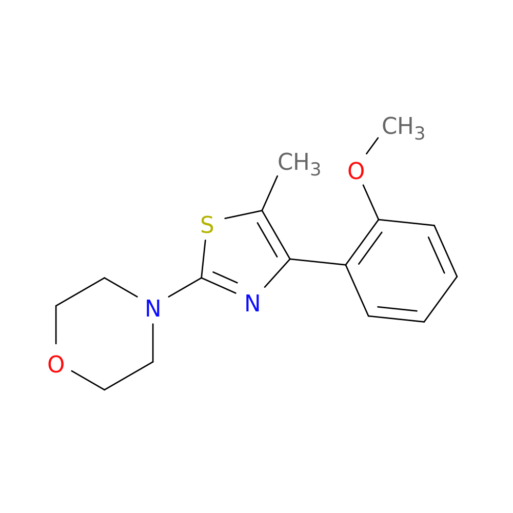 4-[4-(2-methoxyphenyl)-5-methyl-1,3-thiazol-2-yl]morpholine