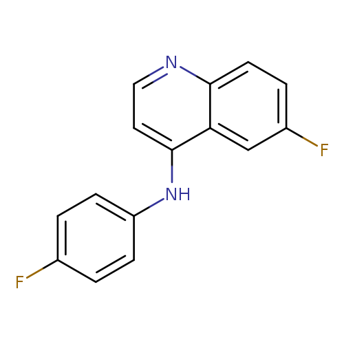 (4-Fluoro-phenyl)-(6-fluoro-quinolin-4-yl)-amine