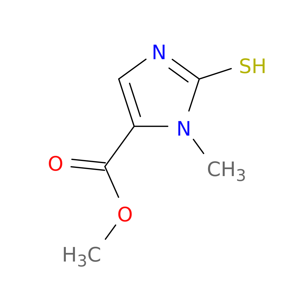 Methyl 2-mercapto-1-methyl-1H-imidazole-5-carboxylate