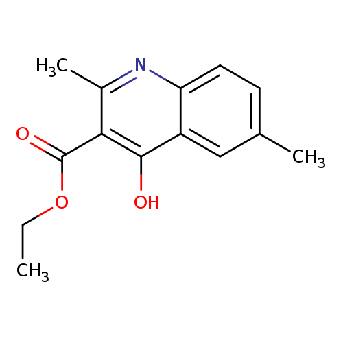 3-Quinolinecarboxylic acid, 4-hydroxy-2,6-dimethyl-, ethyl ester