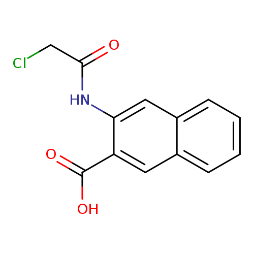 3-(2-Chloroacetamido)naphthalene-2-carboxylic acid