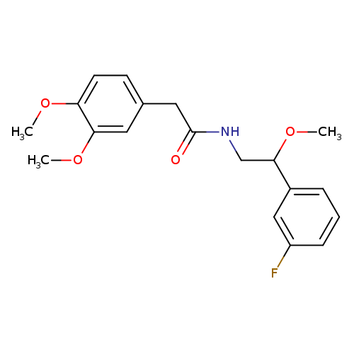 2-(3,4-dimethoxyphenyl)-N-[2-(3-fluorophenyl)-2-methoxyethyl]acetamide