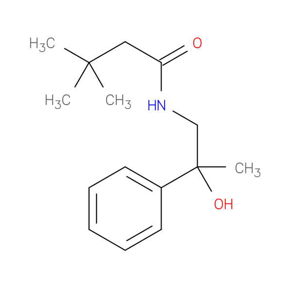 N-(2-hydroxy-2-phenylpropyl)-3,3-dimethylbutanamide