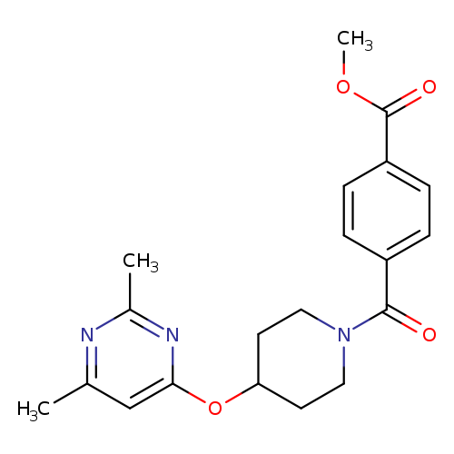 methyl 4-{4-[(2,6-dimethylpyrimidin-4-yl)oxy]piperidine-1-carbonyl}benzoate
