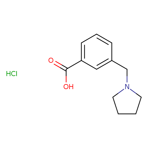 3-(Pyrrolidin-1-ylmethyl)benzoic acid hydrochloride