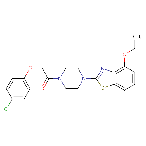 2-(4-chlorophenoxy)-1-[4-(4-ethoxy-1,3-benzothiazol-2-yl)piperazin-1-yl]ethan-1-one