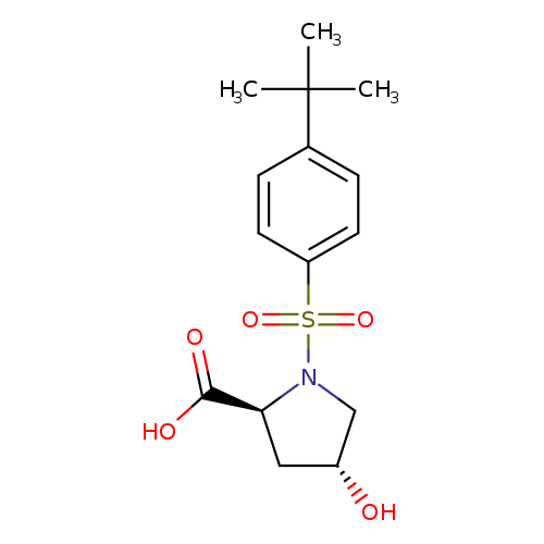 (2S,4R)-1-(4-tert-butylbenzenesulfonyl)-4-hydroxypyrrolidine-2-carboxylic acid