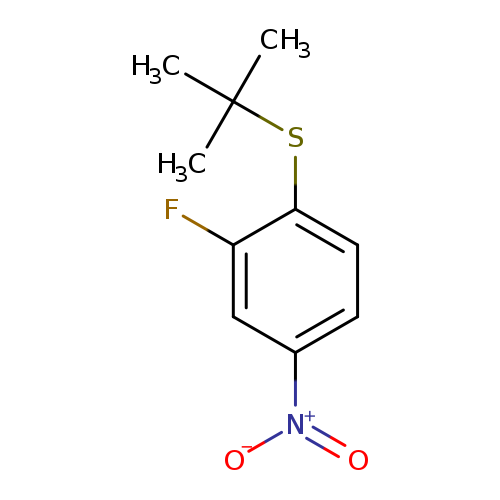 1-(tert-butylsulfanyl)-2-fluoro-4-nitrobenzene