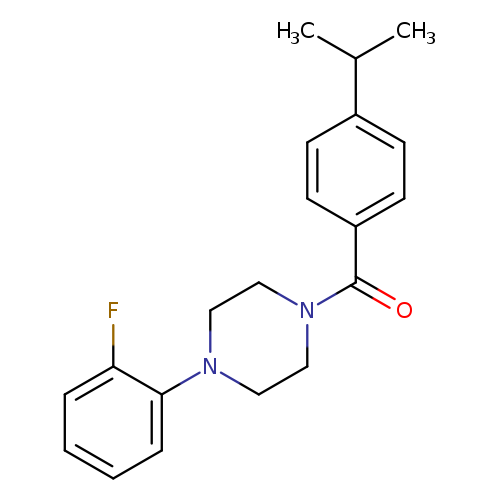 1-(2-fluorophenyl)-4-(4-isopropylbenzoyl)piperazine