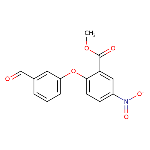 Methyl 2-(3-formylphenoxy)-5-nitrobenzoate