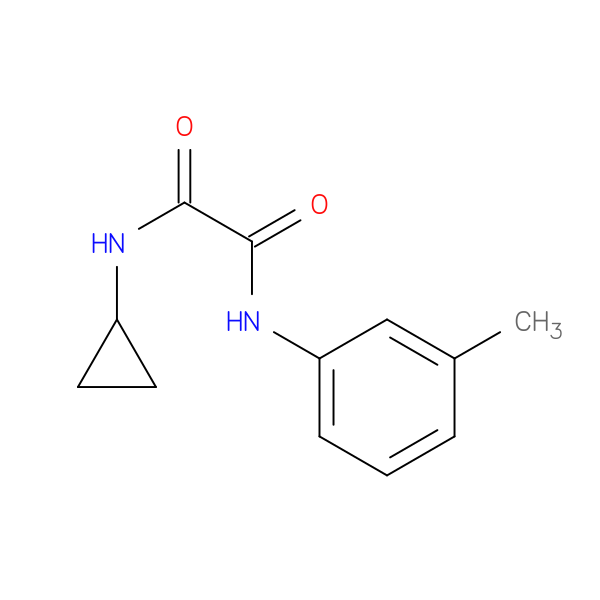 N-cyclopropyl-N'-(3-methylphenyl)ethanediamide