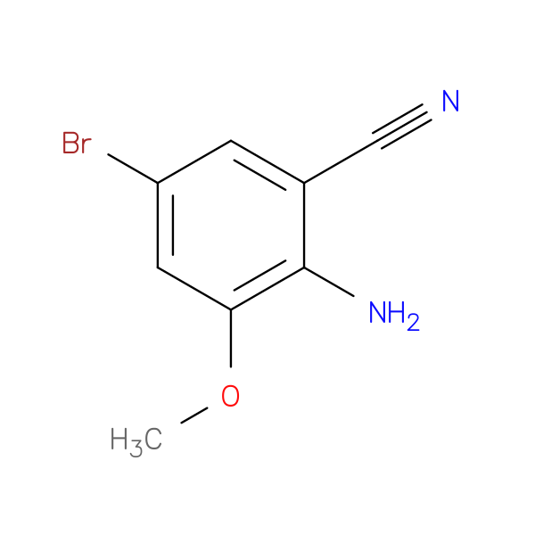 2-Amino-5-bromo-3-methoxybenzonitrile