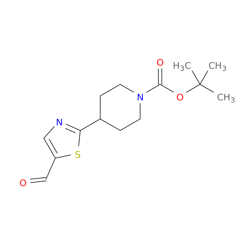 tert-butyl 4-(5-formyl-1,3-thiazol-2-yl)piperidine-1-carboxylate