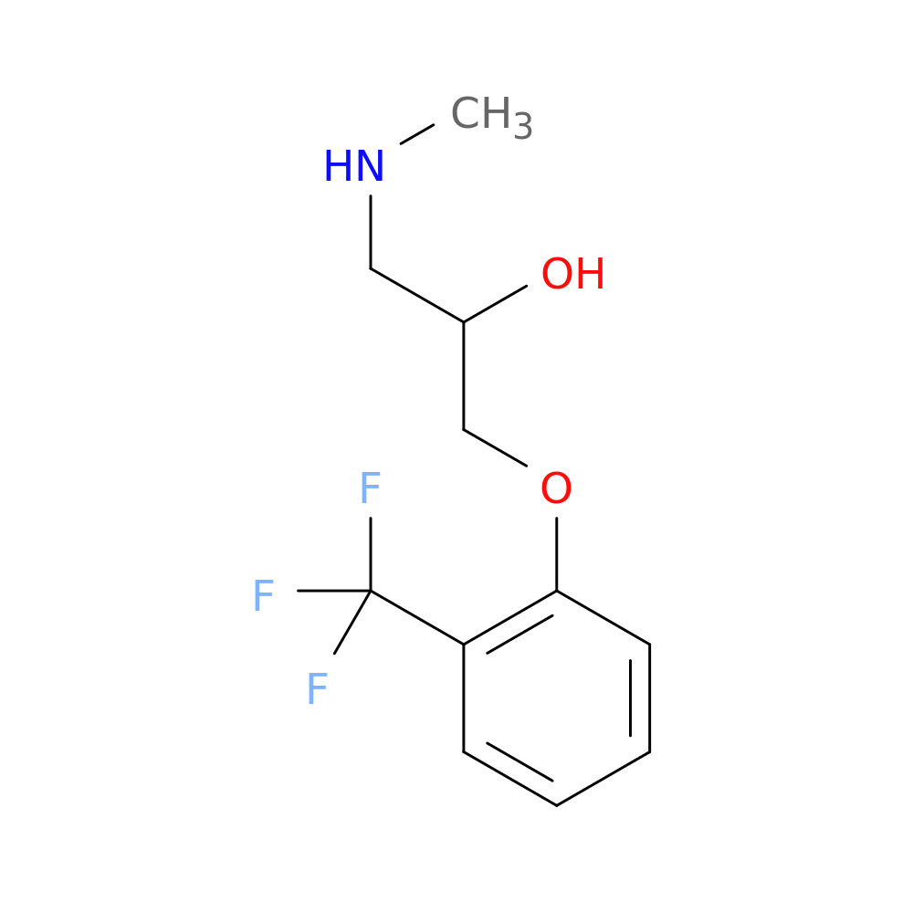 (2-Hydroxy-3-[2-(trifluoromethyl)phenoxy]propyl)(methyl)amine