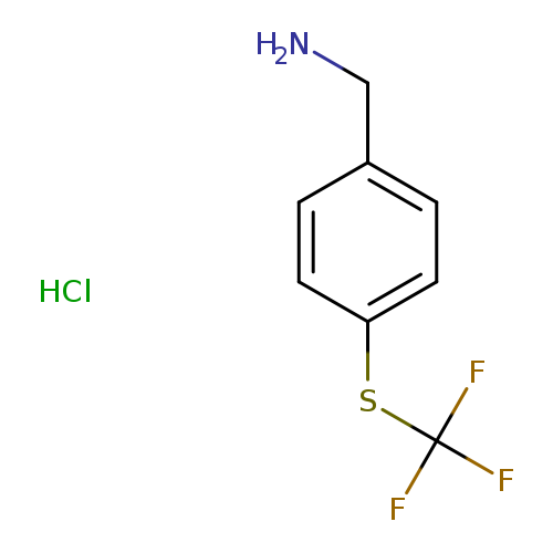 {4-[(trifluoromethyl)sulfanyl]phenyl}methanamine hydrochloride
