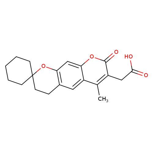 (6'-Methyl-8'-oxo-3',4'-dihydro-8'h-spiro[cyclohexane-1,2'-pyrano[3,2-g]chromen]-7'-yl)acetic acid