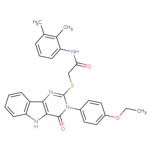N-(2,3-dimethylphenyl)-2-{[3-(4-ethoxyphenyl)-4-oxo-3H,4H,5H-pyrimido[5,4-b]indol-2-yl]sulfanyl}acetamide