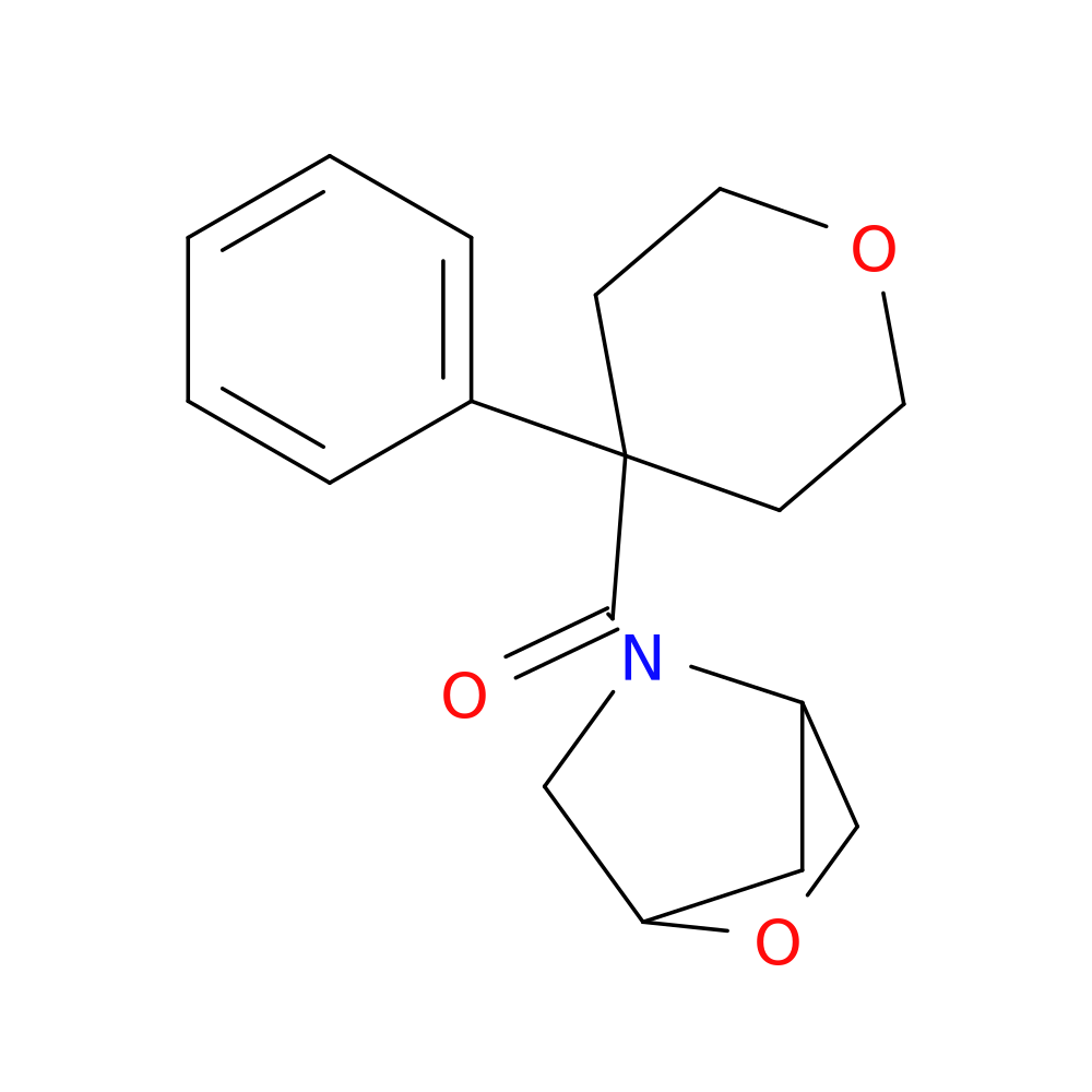 5-(4-phenyloxane-4-carbonyl)-2-oxa-5-azabicyclo[2.2.1]heptane