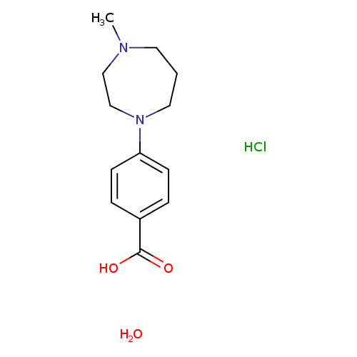 4-(4-Methylperhydro-1,4-diazepin-1-yl)benzoic acid hydrochloride hydrate