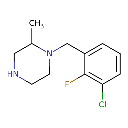 1-[(3-chloro-2-fluorophenyl)methyl]-2-methylpiperazine
