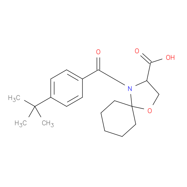 4-(4-tert-butylbenzoyl)-1-oxa-4-azaspiro[4.5]decane-3-carboxylic acid