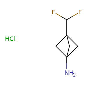 3-(Difluoromethyl)bicyclo[1.1.1]pentan-1-aminehydrochloride