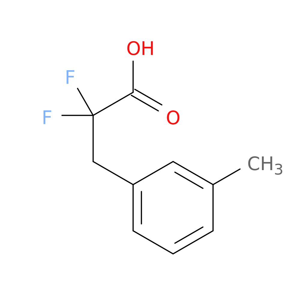 2,2-difluoro-3-(3-methylphenyl)propanoic acid