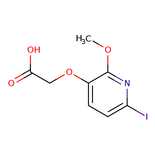 2-[(6-iodo-2-methoxypyridin-3-yl)oxy]acetic acid