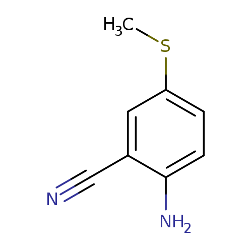 2-amino-5-(methylsulfanyl)benzonitrile