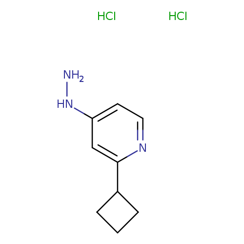 2-cyclobutyl-4-hydrazinylpyridinedihydrochloride