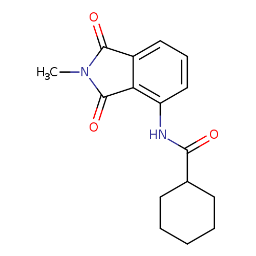N-(2-methyl-1,3-dioxo-2,3-dihydro-1H-isoindol-4-yl)cyclohexanecarboxamide