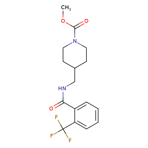 methyl 4-({[2-(trifluoromethyl)phenyl]formamido}methyl)piperidine-1-carboxylate