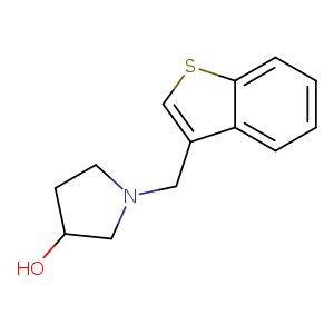1-[(1-benzothiophen-3-yl)methyl]pyrrolidin-3-ol