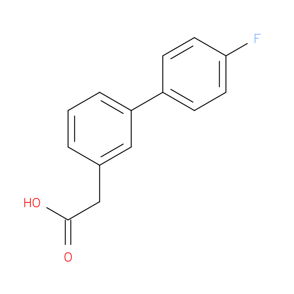 [3-(4-fluorophenyl)phenyl]acetic acid