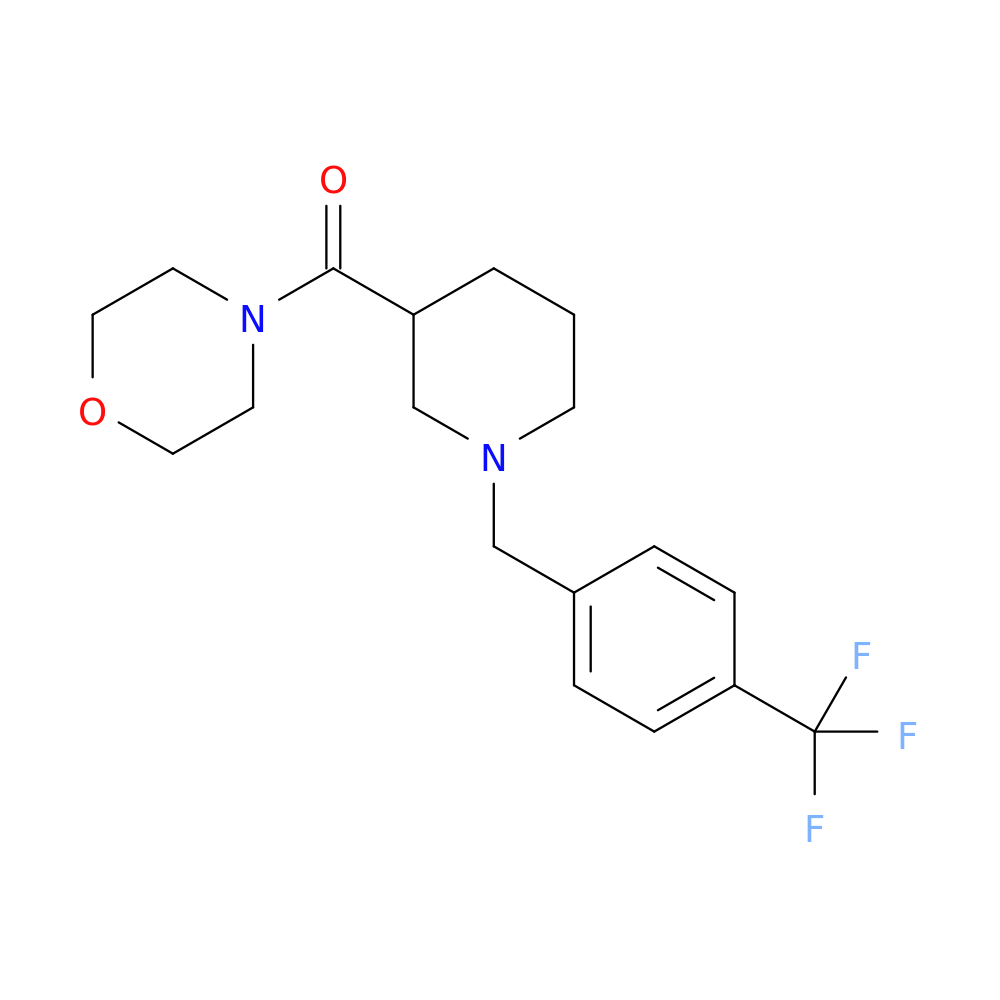 4-(1-{[4-(trifluoromethyl)phenyl]methyl}piperidine-3-carbonyl)morpholine