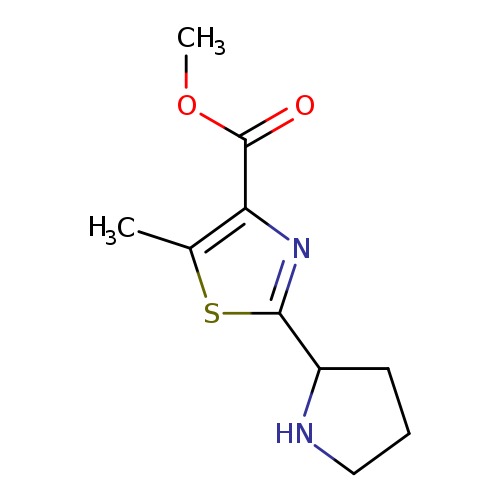 Methyl 5-methyl-2-(pyrrolidin-2-yl)-1,3-thiazole-4-carboxylate