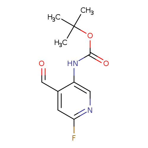 tert-Butyl(6-fluoro-4-formylpyridin-3-yl)carbamate