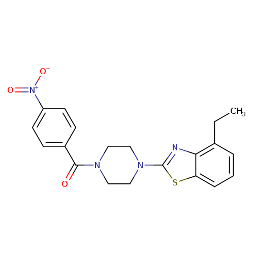4-ethyl-2-[4-(4-nitrobenzoyl)piperazin-1-yl]-1,3-benzothiazole