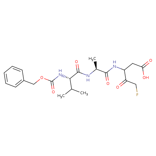 Z-Val-ala-dl-asp-fluoromethylketone
