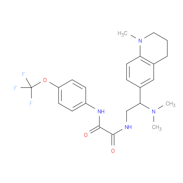 N-[2-(dimethylamino)-2-(1-methyl-1,2,3,4-tetrahydroquinolin-6-yl)ethyl]-N'-[4-(trifluoromethoxy)phenyl]ethanediamide