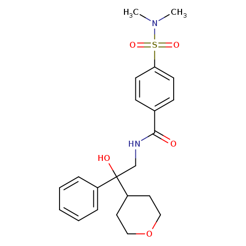 4-(dimethylsulfamoyl)-N-[2-hydroxy-2-(oxan-4-yl)-2-phenylethyl]benzamide