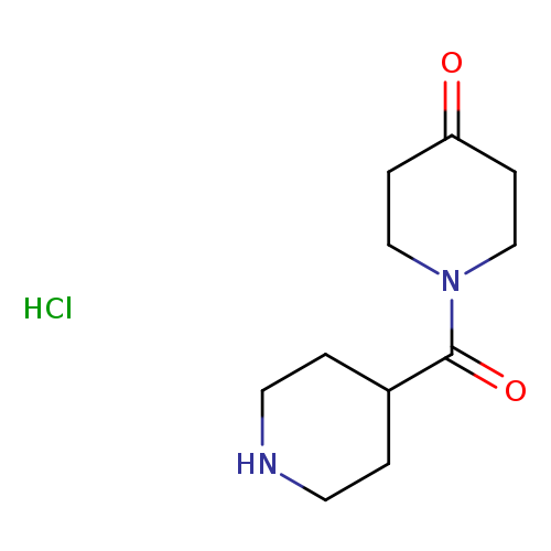 1-(Piperidine-4-carbonyl)piperidin-4-one, HCl