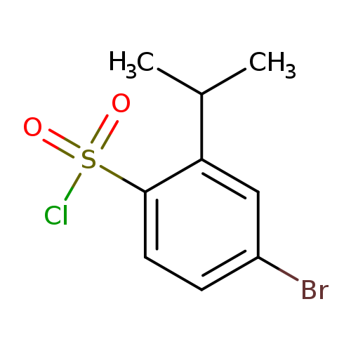 4-bromo-2-(propan-2-yl)benzene-1-sulfonyl chloride