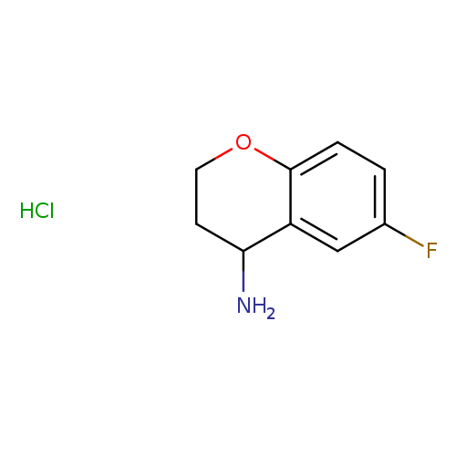 2H-​1-​Benzopyran-​4-​amine, 6-​fluoro-​3,​4-​dihydro-​, hydrochloride (1:1)