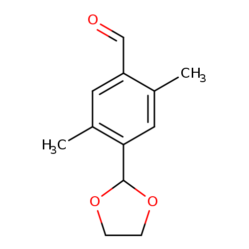 4-(1,3-dioxolan-2-yl)-2,5-dimethylbenzaldehyde